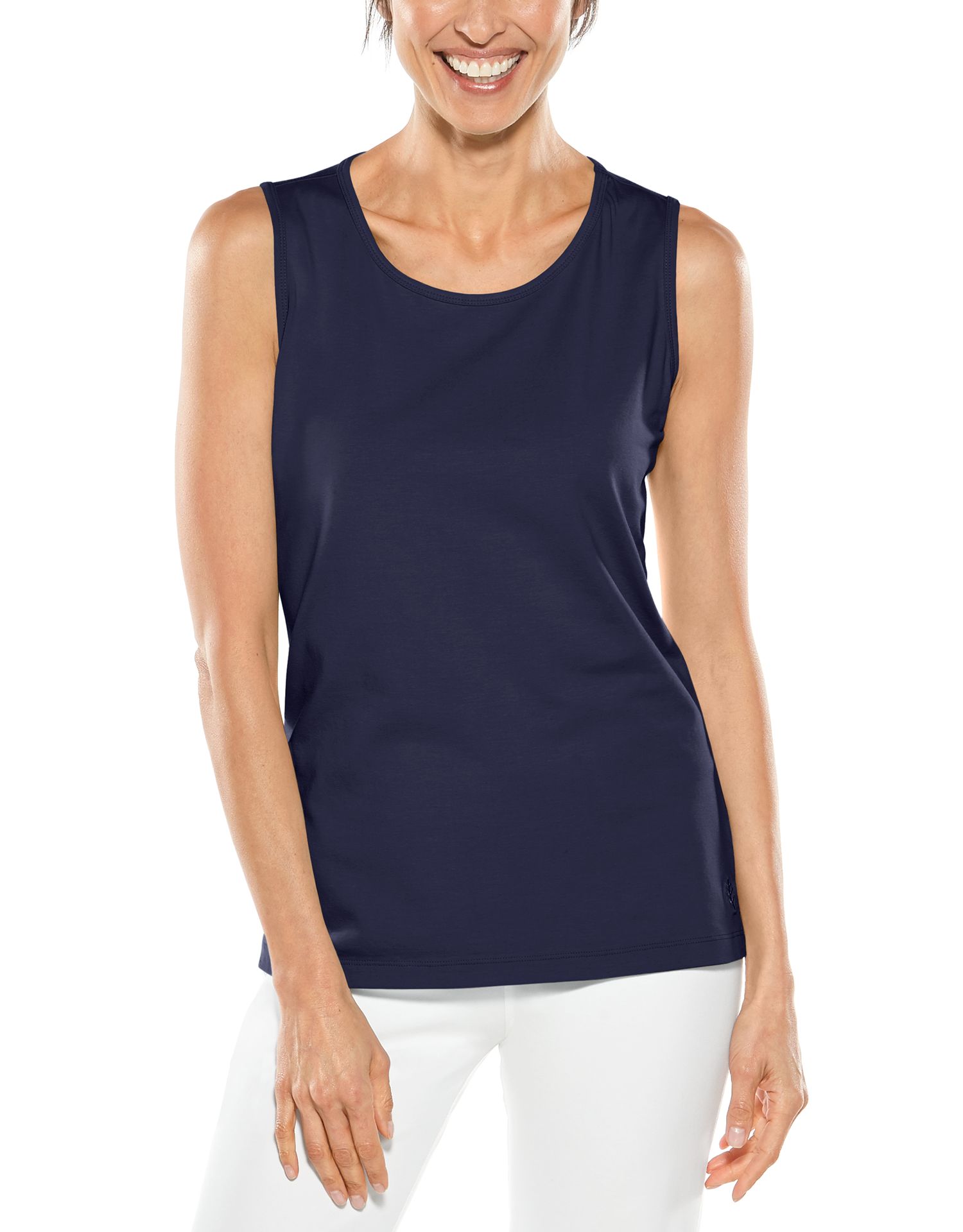 Coolibar - UV Tank Top voor dames - Morada Everyday - Navy