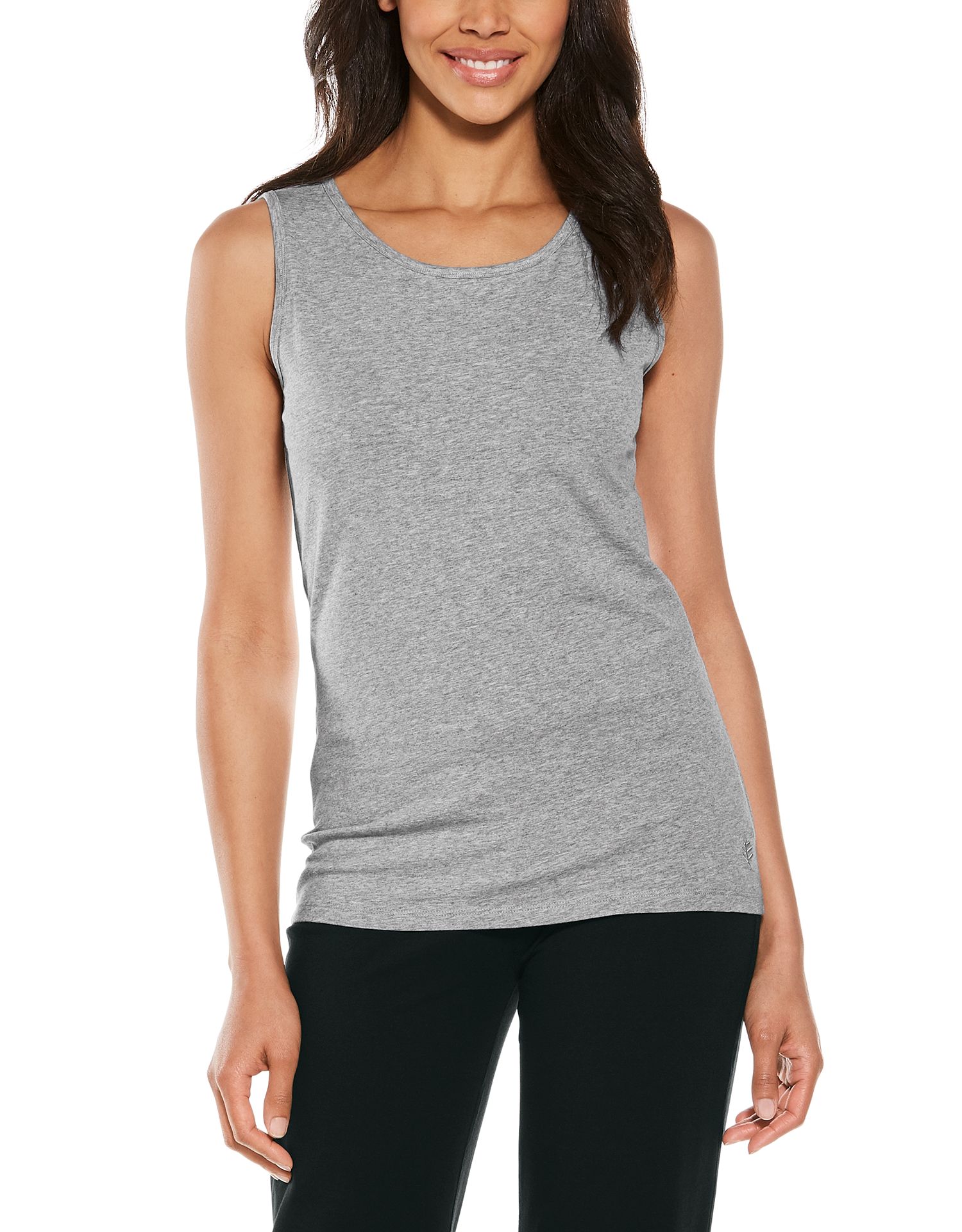 Coolibar - UV Tank Top voor dames - Morada Everyday - Grijs