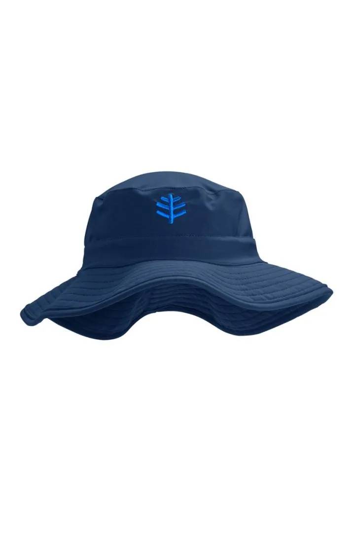Coolibar - UV-buckethoed voor kinderen - Surfs Up - Navy