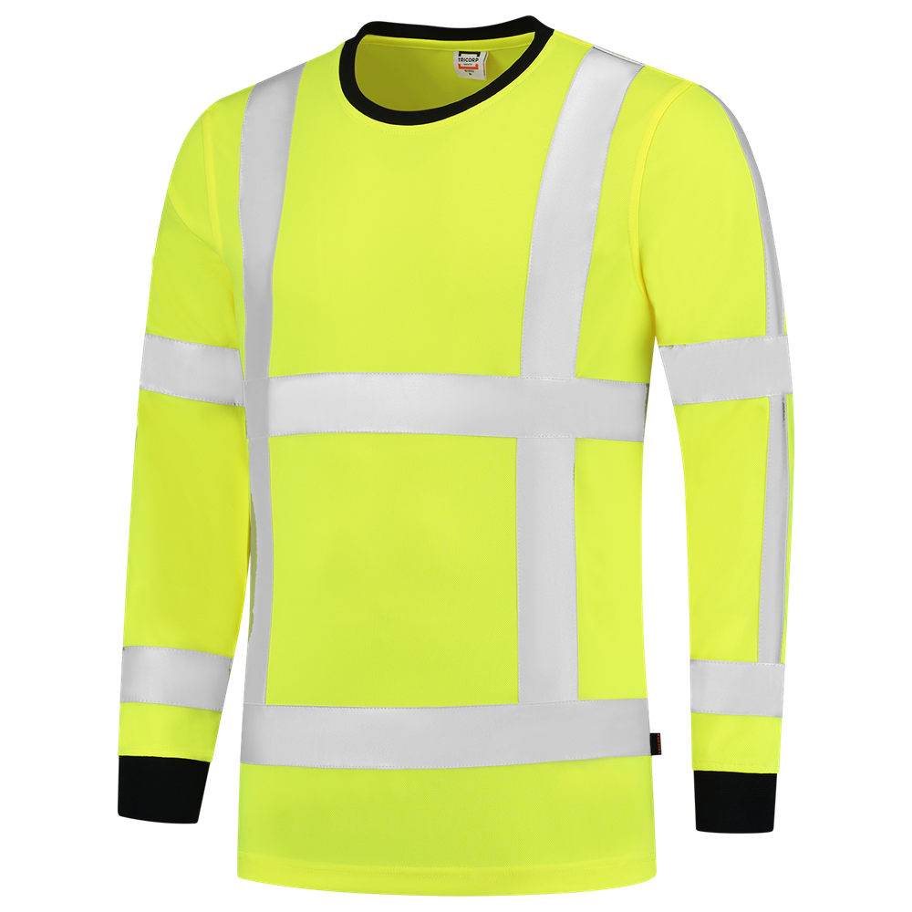 Tricorp - Shirt RWS Longsleeve Voor Volwassenen - Birdseye - Geel
