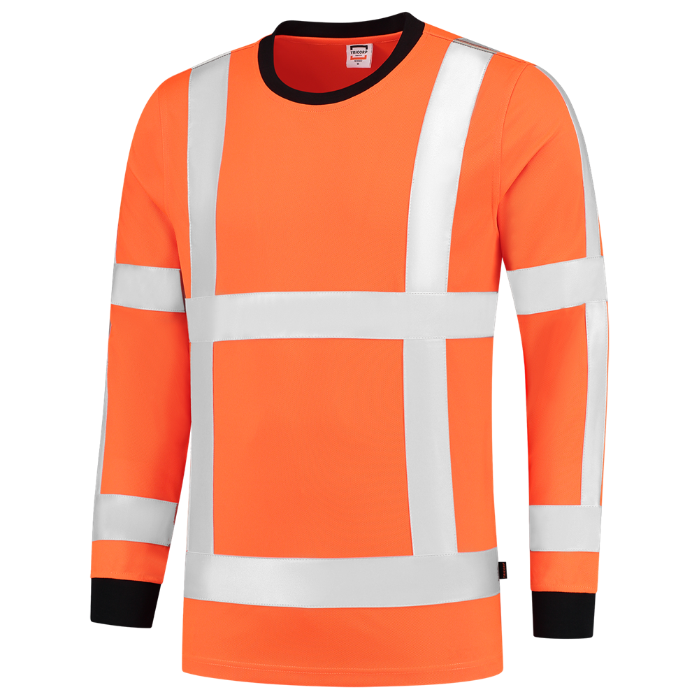 Tricorp - Shirt RWS Longsleeve Voor Volwassenen - Birdseye - Oranje