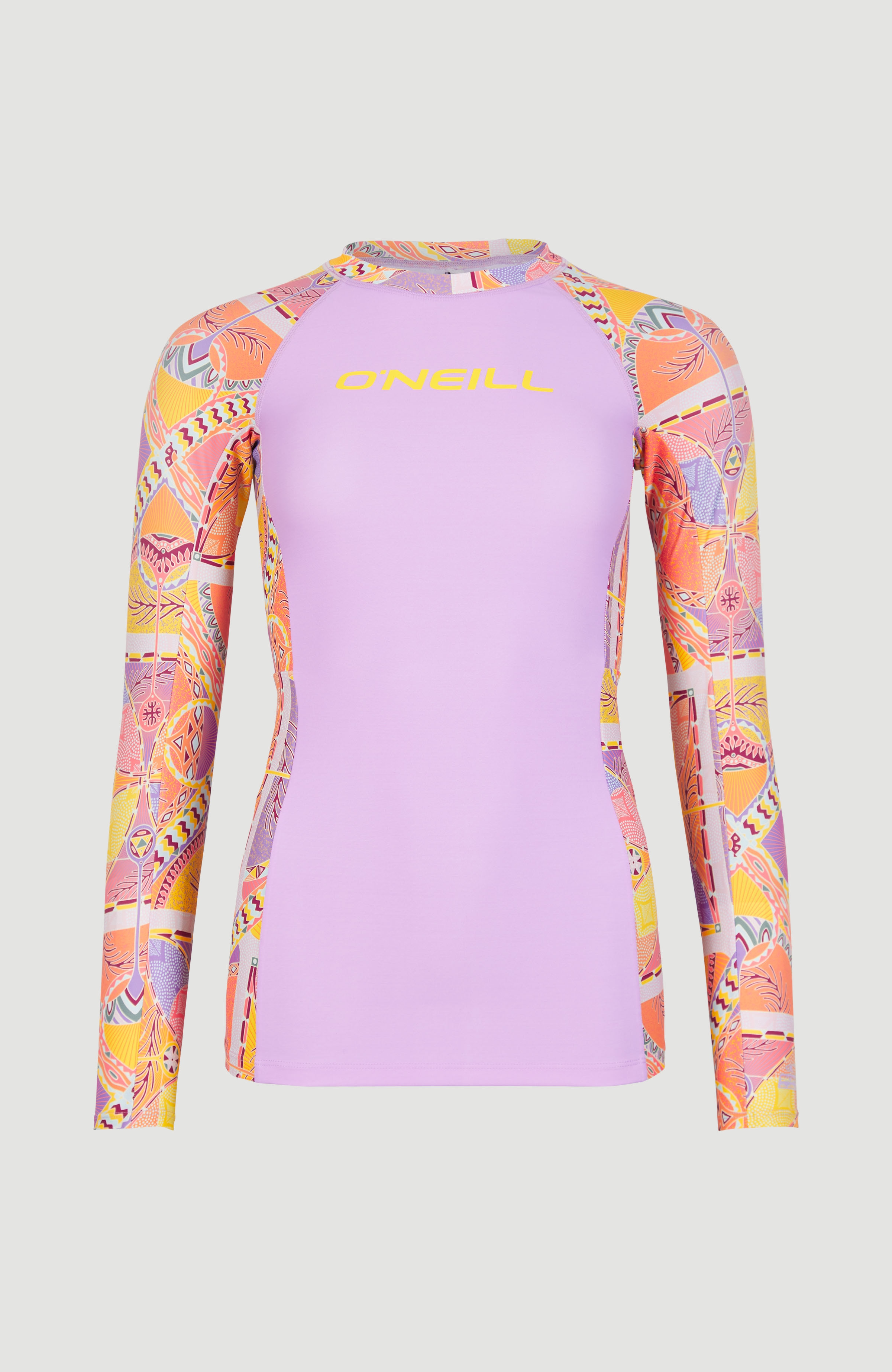 O'Neill - UV-Zwemshirt met lange mouwen voor vrouwen - Anglet - UPF50+ - Yellow Scarf