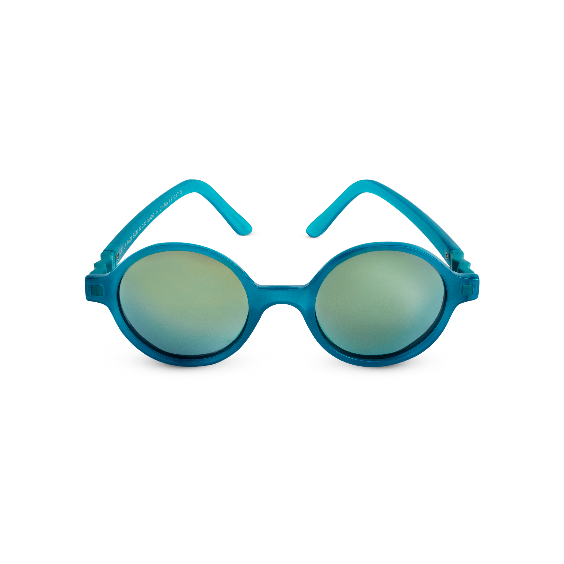 Ki Et La - UV-beschermende zonnebril voor kinderen - Rozz - Pauw groen