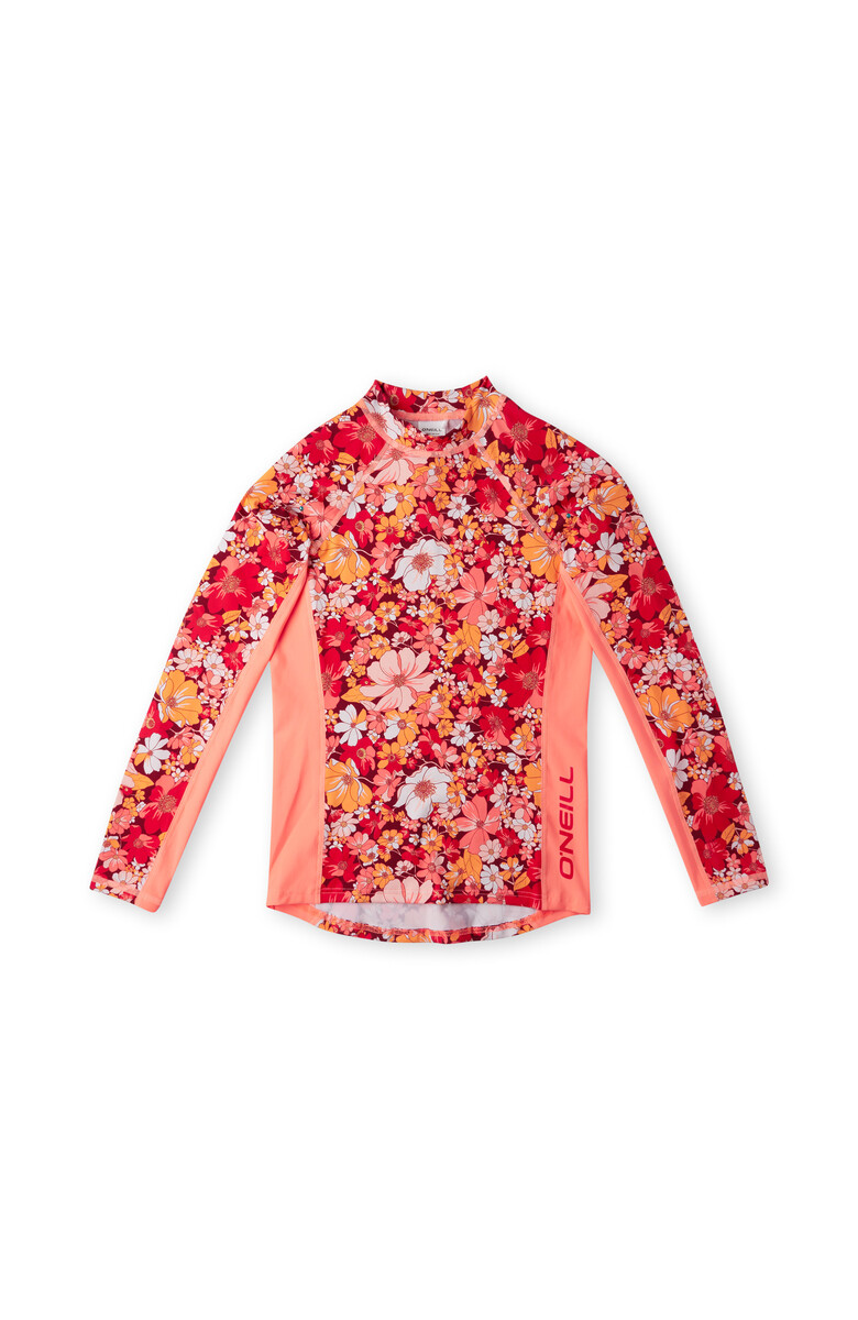 O'Neill - UV Zwemshirt voor meisjes - O'Neill Skins Longsleeve - Rood