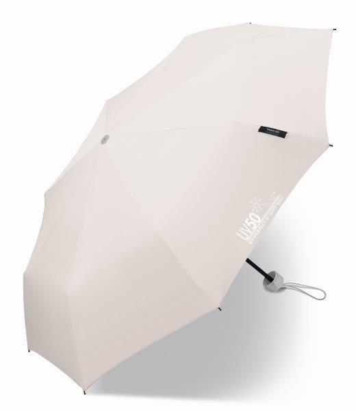 Happy Rain - Mini paraplu met UV bescherming - Handmatig - Grijs