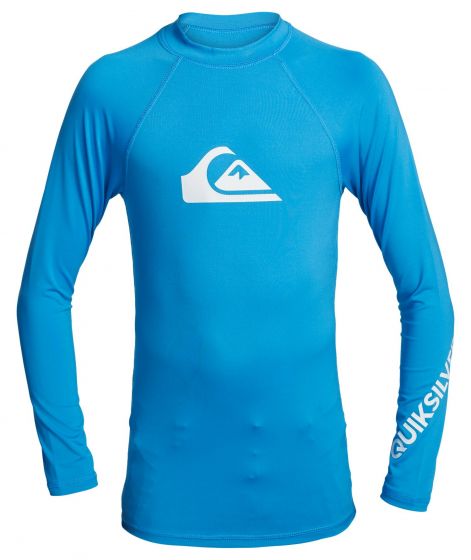 Quiksilver - UV-zwemshirt voor tieners - Longsleeve - All Time - Helderblauw