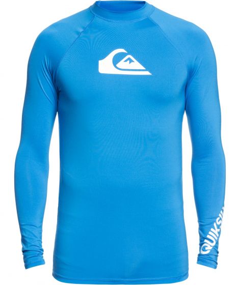 Quiksilver - UV-zwemshirt voor heren - Longsleeve - All Time - Helderblauw