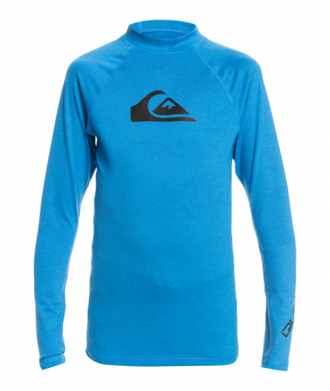 Quiksilver - UV Surf T-shirt voor jongens - All Time Lange mouw - UPF50 - Snorkel Blue - Blauw
