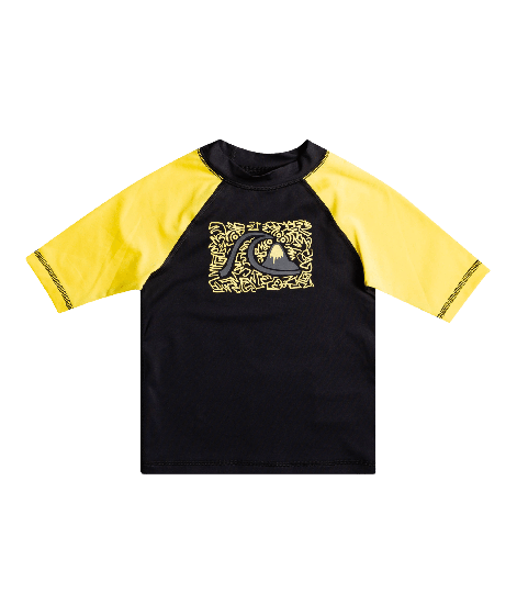 Quiksilver - UV-Zwemshirt met korte mouwen voor jongens- Next gen - Zwart