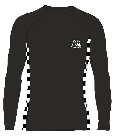 Quiksilver - UV-Zwemshirt met lange mouwen voor mannen - Arch - Zwart