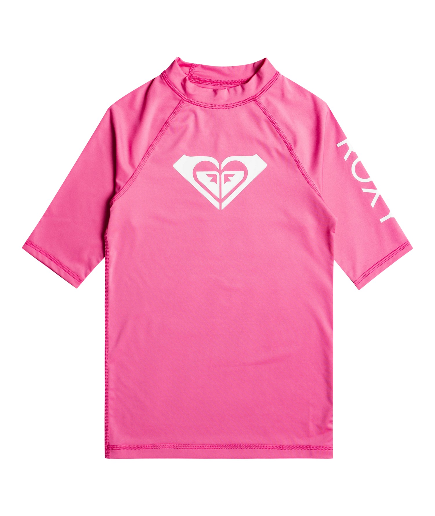 Roxy - UV Rashguard voor meisjes - Whole Hearted - Korte mouw - Pink Guava