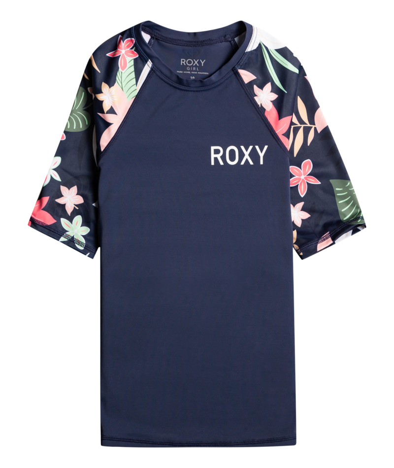 Roxy - UV Rashguard voor meisjes - Korte mouw - UPF50 - Mood Indigo Alma Swim