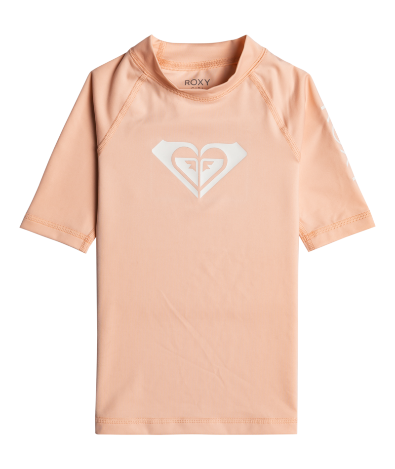 Roxy - UV Rashguard voor meisjes - Whole Hearted - Korte mouw - UPF50 - Tropical Peach