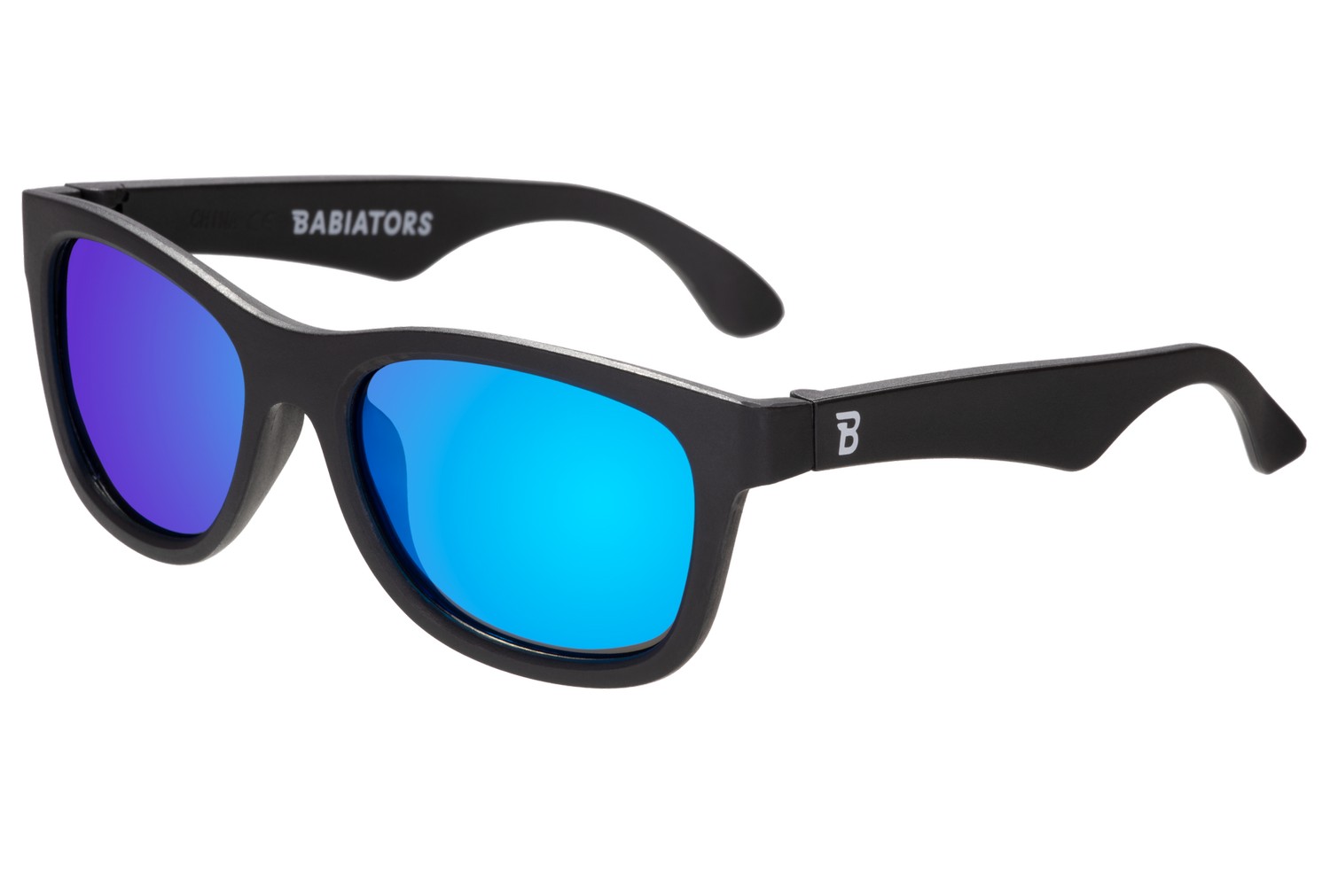 Babiators - UV-zonnebril voor kinderen - Navigator - Gepolariseerd - Jet Black/The Scout