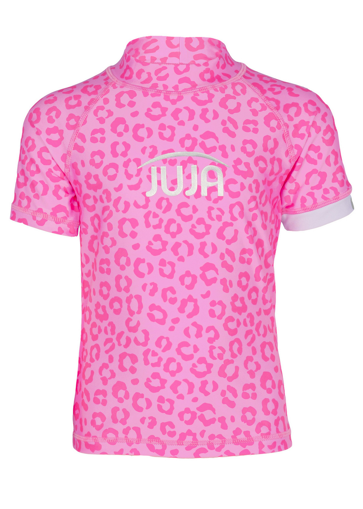JUJA - UV Zwemshirt voor meisjes - korte mouwen - Leopard - Roze
