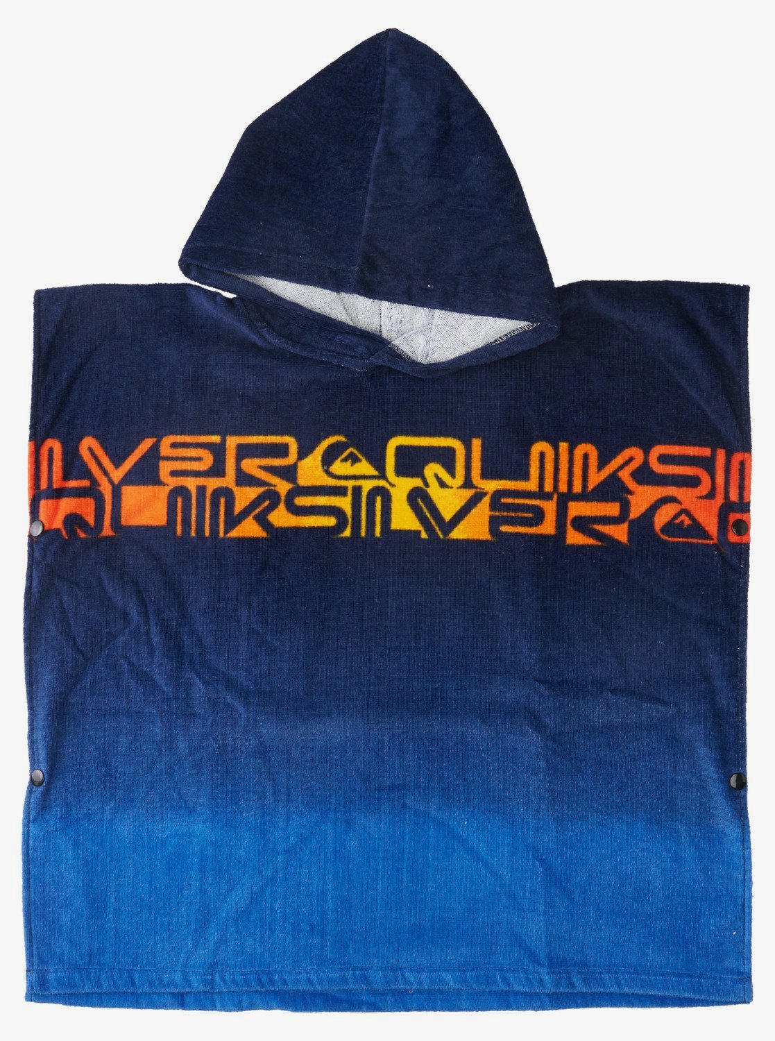 Quiksilver - Badcape met capuchon voor jongens - Blauw