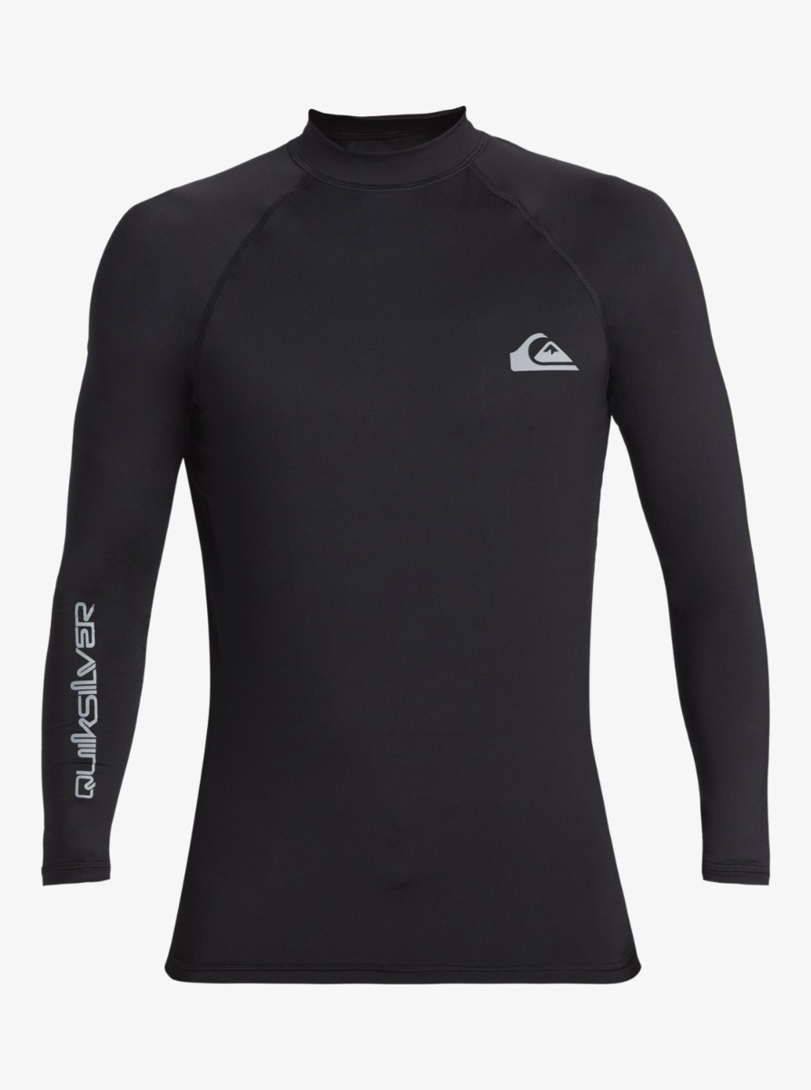 Quiksilver - UV-surf T-shirt voor heren - Everyday - Lange mouw - UPF50+ - Zwart