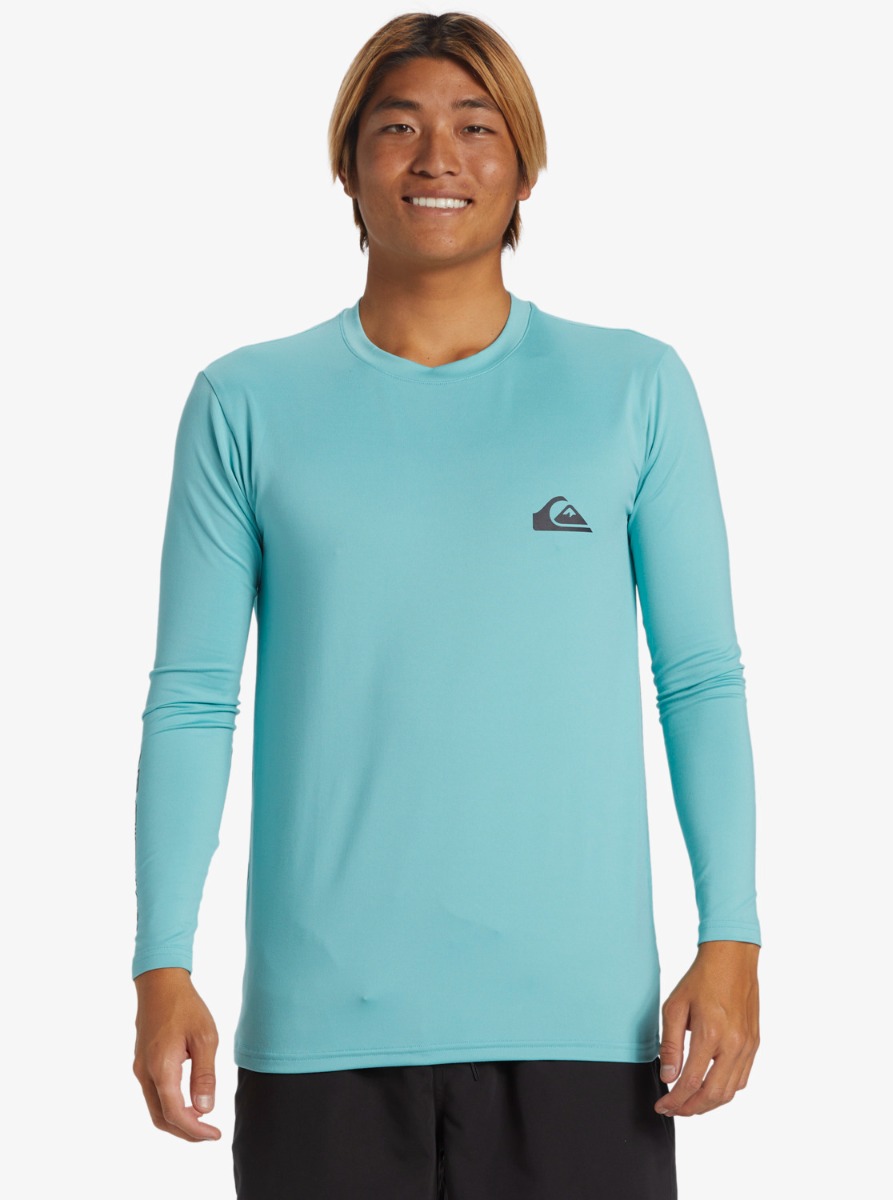 Quiksilver - UV-surf T-shirt voor heren - Everyday - Lange mouw - UPF50+ - Marina Blauw