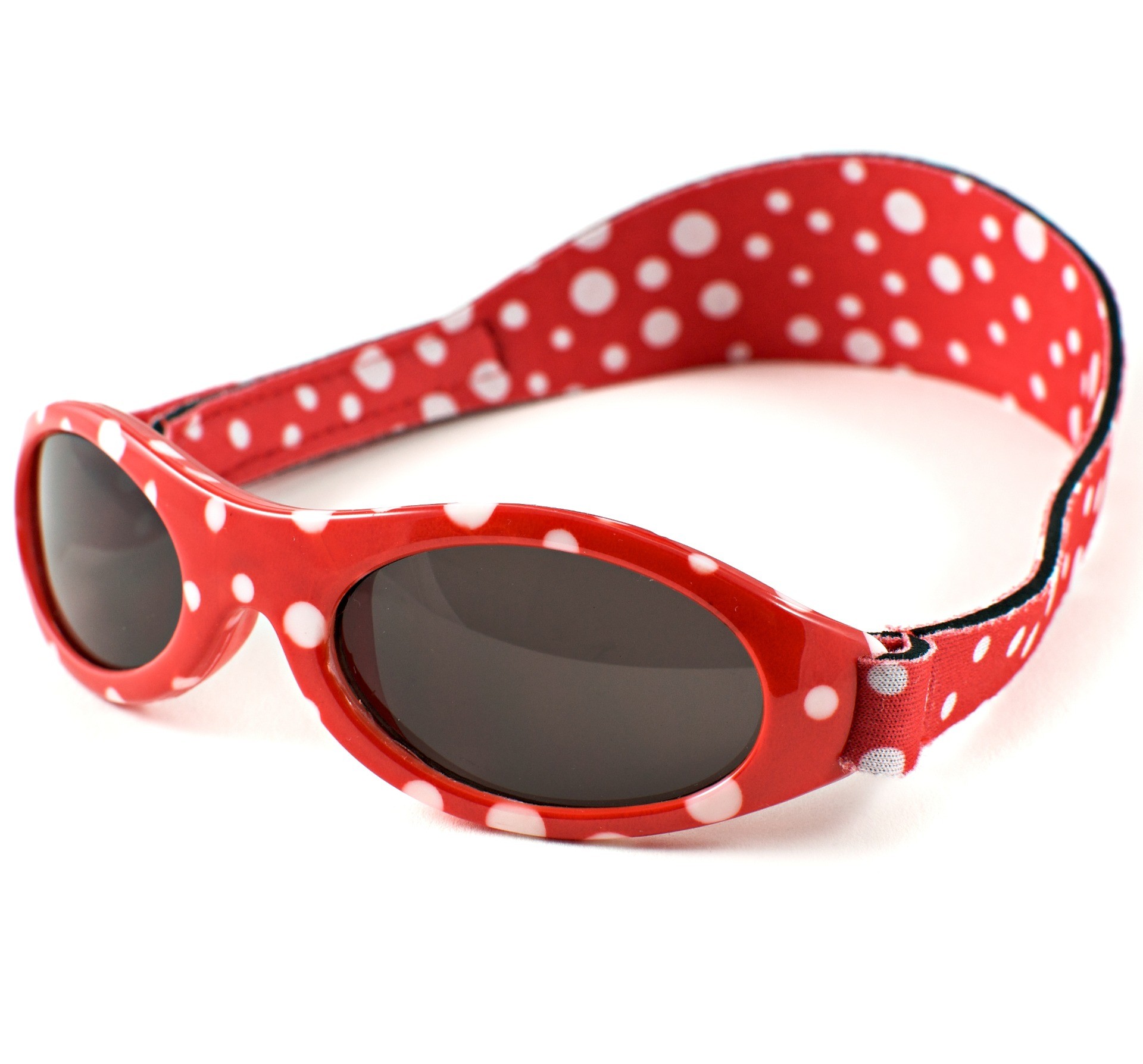 Banz - UV-beschermende zonnebril voor kinderen - Bubzee - Rood gestipt