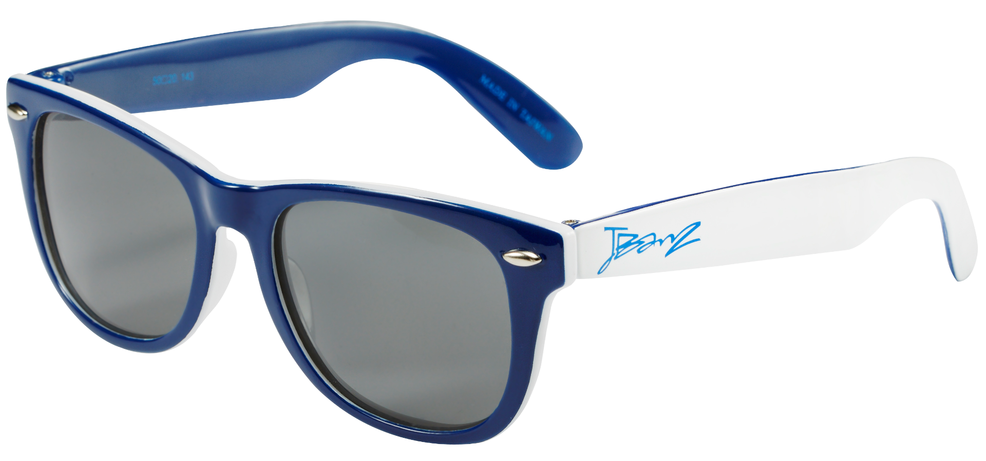 Banz - UV-beschermende zonnebril voor kinderen - Dual - Navy/Wit