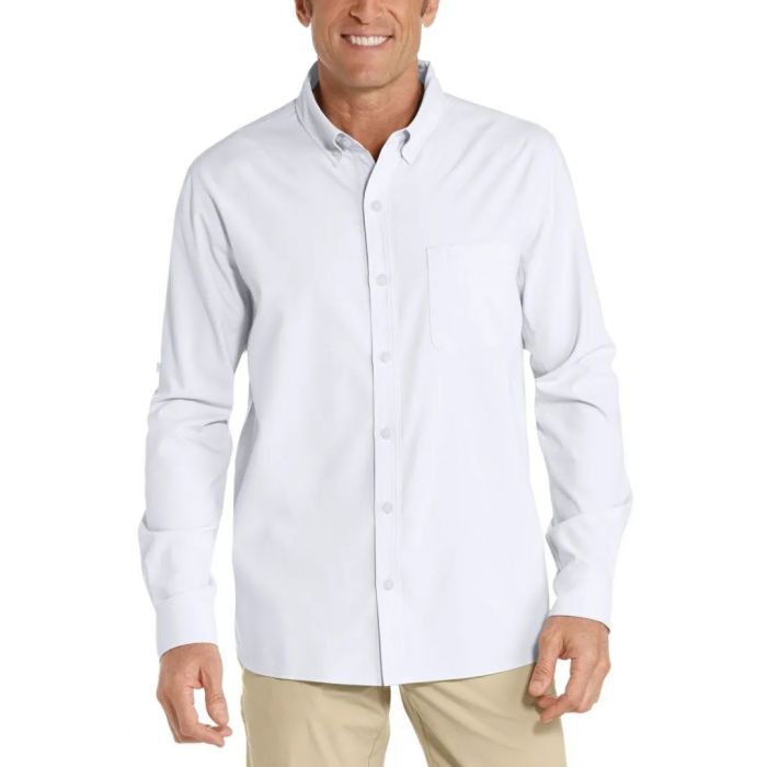 Coolibar - UV Overhemd voor heren - Aricia Sun Shirt - Wit