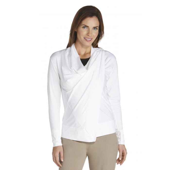 Coolibar - UV-vest dames - wit