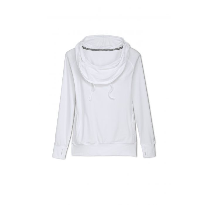 Coolibar - UV-hoodie dames - wit