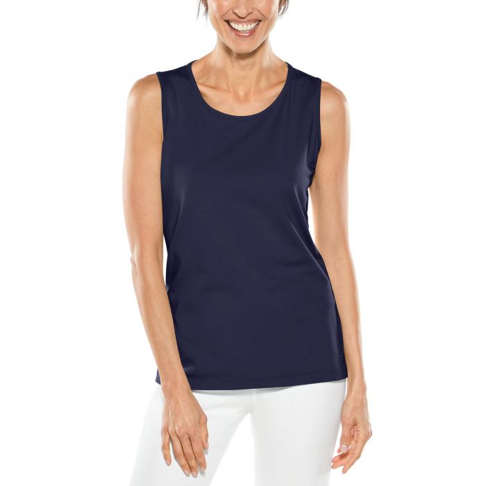 Coolibar - UV Tank Top voor dames - Morada Everyday - Navy