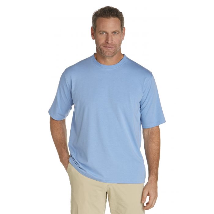Coolibar - UV shirt heren - licht blauw