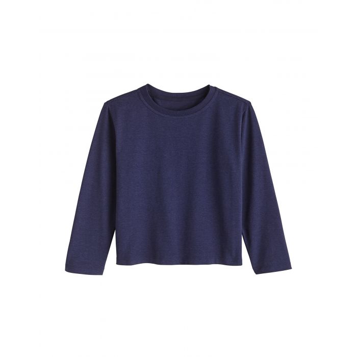 Coolibar - UV Shirt voor peuters - Longsleeve - Coco Plum - Navy