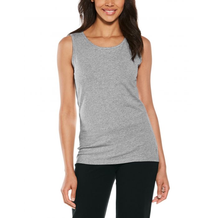 Coolibar - UV Tank Top voor dames - Morada Everyday - Grijs