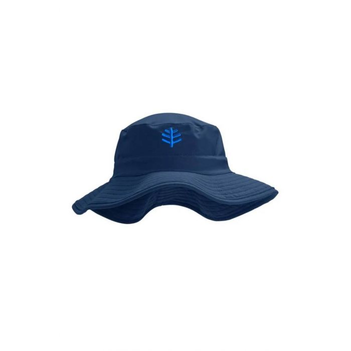 Coolibar - UV-buckethoed voor kinderen - Surfs Up - Navy