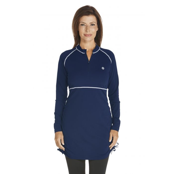 Coolibar - UV tuniek dames - donkerblauw