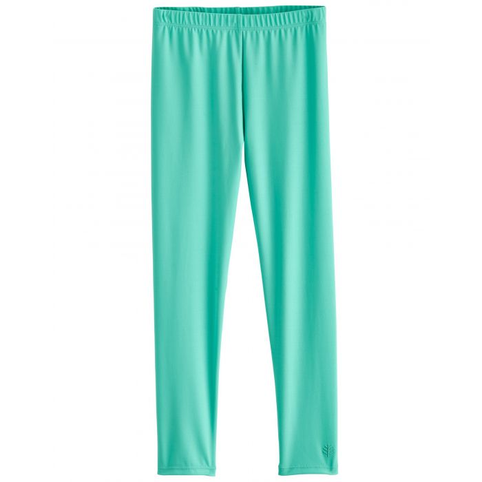 Coolibar - UV Zwemlegging voor kinderen - Wave Tights - Zeemunt