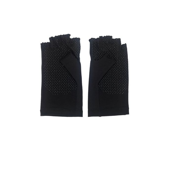 Coolibar - UV vingerloze handschoenen - Zwart