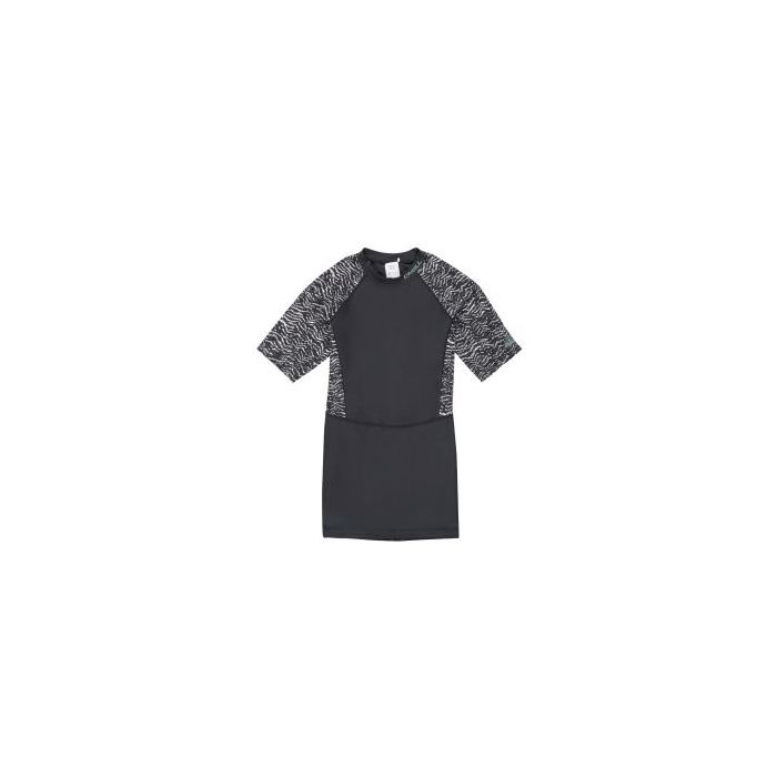 O'Neill - UV-shirt met korte mouwen voor dames - Extra lang - Mix - Zwart