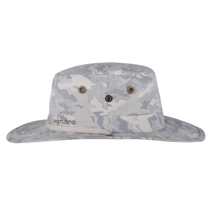 Hatland - UV Boonie hoed voor heren - Vandiver - Camouflage Grijs