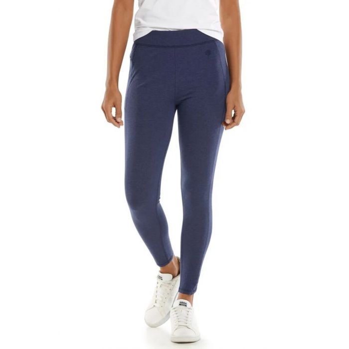 Coolibar - UV-zomerlegging voor dames - LumaLeo - Heather - Indigo