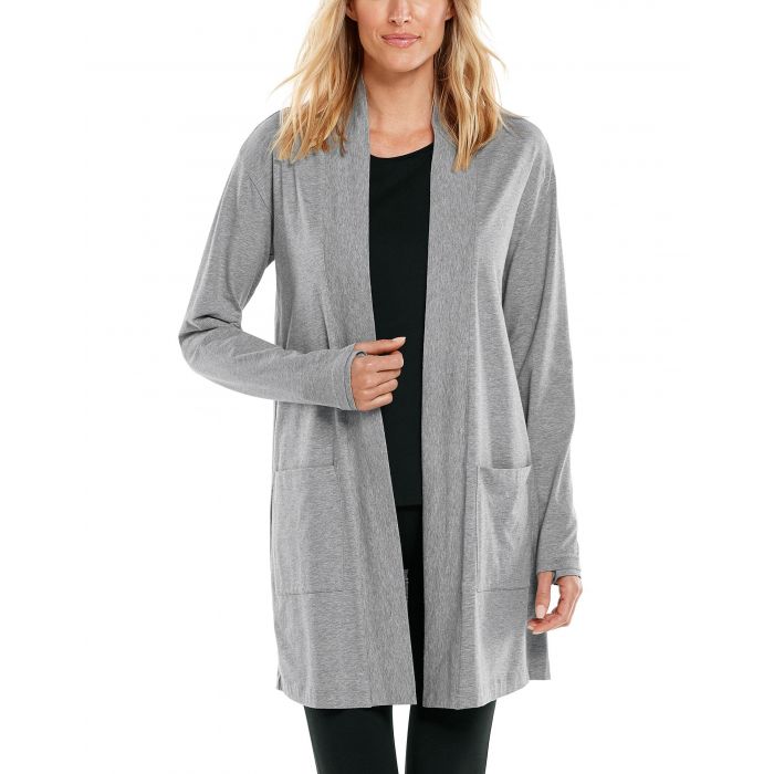 Coolibar - UV-werend Vest voor dames - Corbella - Grijs