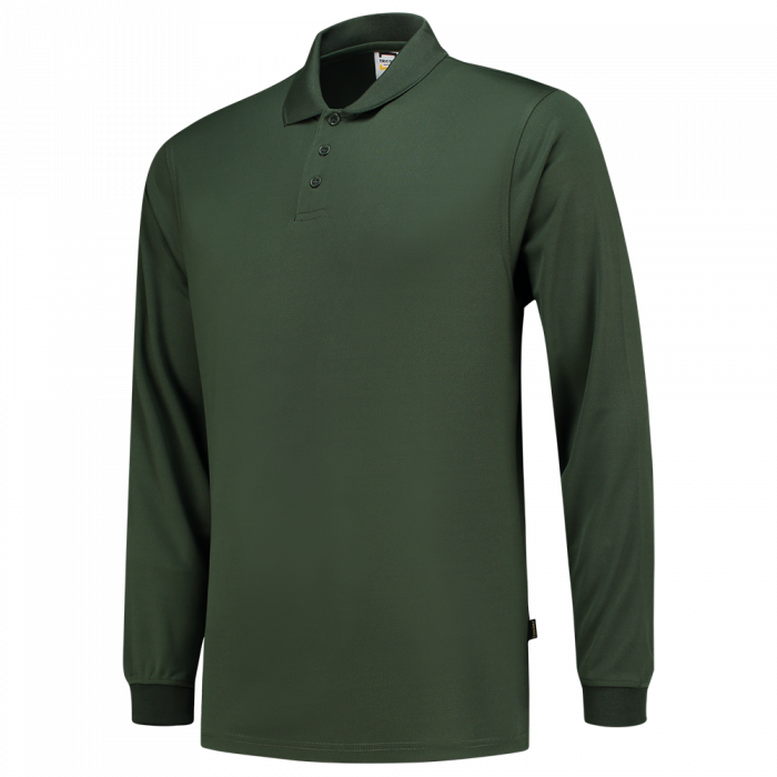 Tricorp - UV-poloshirt Longsleeve Voor Volwassenen - Cooldry - Flesgroen