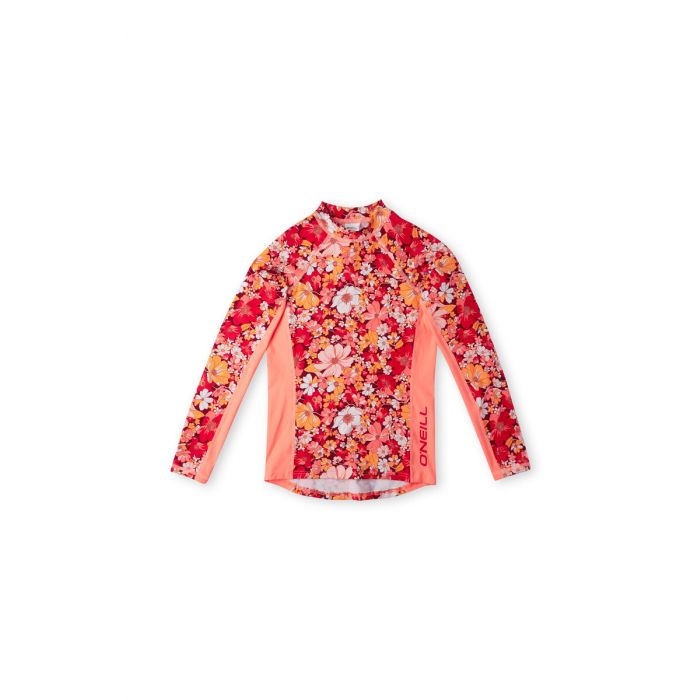 O'Neill - UV Zwemshirt voor meisjes - O'Neill Skins Longsleeve - Rood