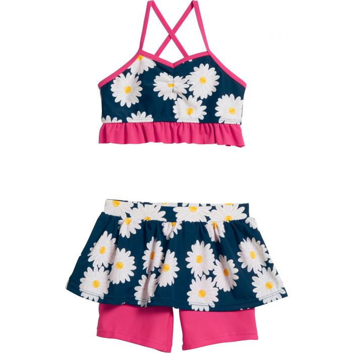Playshoes - UV-zwemset 2-delig - Margriet - Blauw / roze / wit