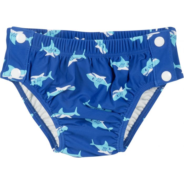 Playshoes - UV-zwemluier voor jongens - Wasbaar - Haai - Blauw