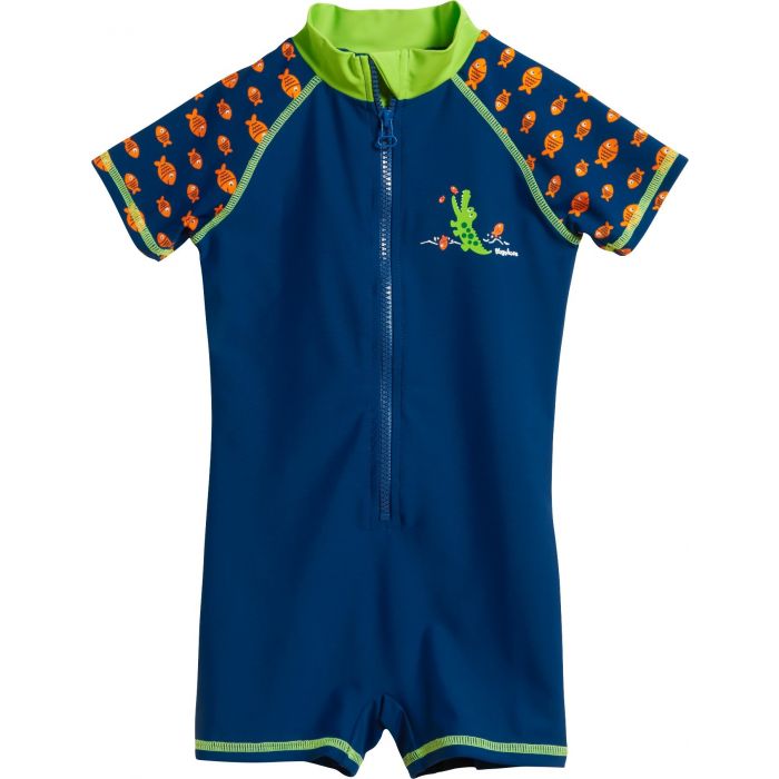 Playshoes - UV-zwempakje voor jongens - Krokodil - Blauw