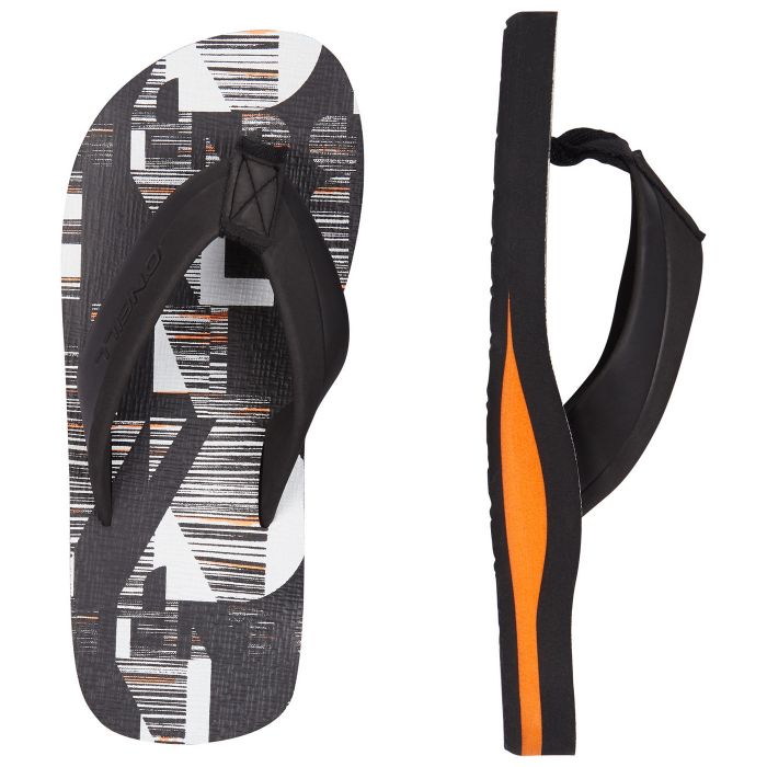 O'Neill - Slippers voor jongens - zwart-wit