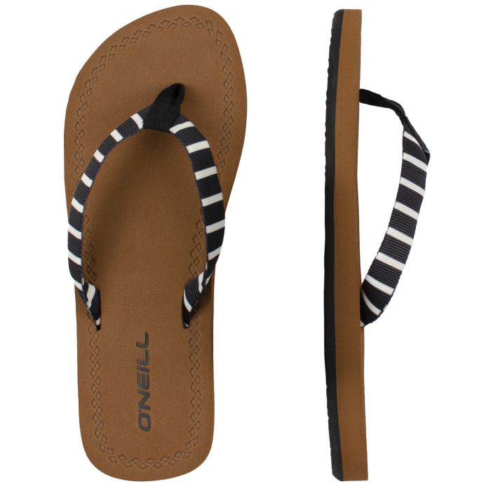 O'Neill - Slippers voor dames - zwart-wit