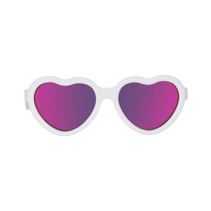 Babiators - gepolariseerde UV-Zonnebril voor kinderen - The Sweetheart - Wit
