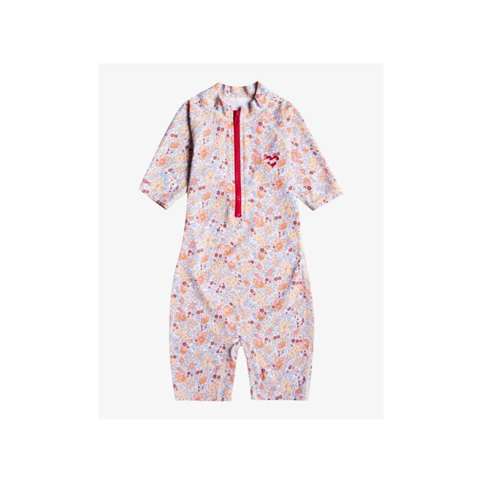Billabong - UV-rashguard voor baby's - Korte mouw - Billie logo combi - Bloemen