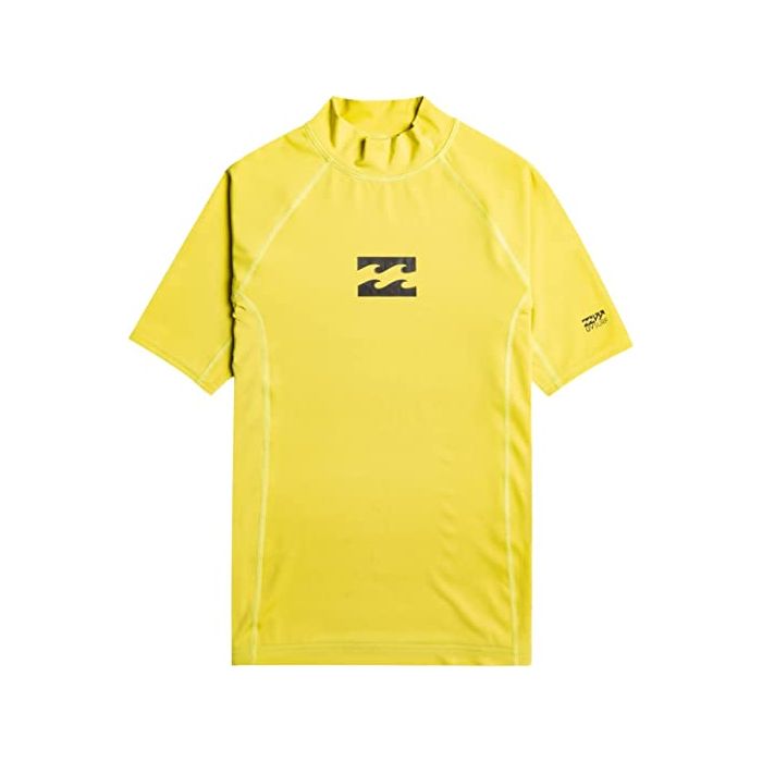 Billabong - UV-Rashguard voor jongens met korte mouwen - Waves All Day - UPF50+ - Groen