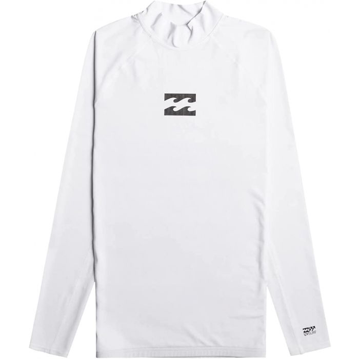 Billabong - UV-Rashguard voor mannen met lange mouwen - Waves All Day - UPF50+ - Wit